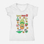 Dragon Fruit Z-Womens-V-Neck-Tee-Umberto Vicente