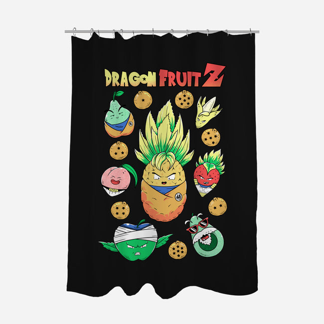 Dragon Fruit Z-None-Polyester-Shower Curtain-Umberto Vicente