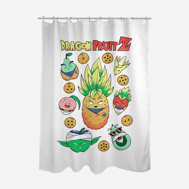 Dragon Fruit Z-None-Polyester-Shower Curtain-Umberto Vicente