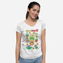 Dragon Fruit Z-Womens-V-Neck-Tee-Umberto Vicente