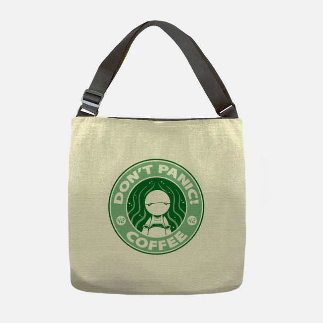 Don't Panic Coffee-None-Adjustable Tote-Bag-Umberto Vicente