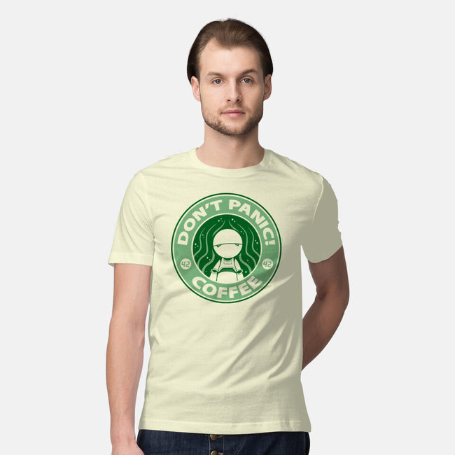 Don't Panic Coffee-Mens-Premium-Tee-Umberto Vicente