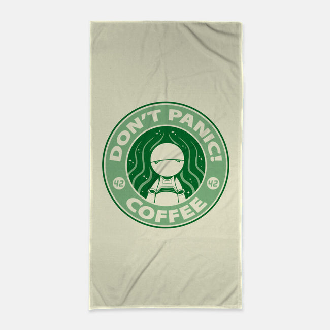 Don't Panic Coffee-None-Beach-Towel-Umberto Vicente