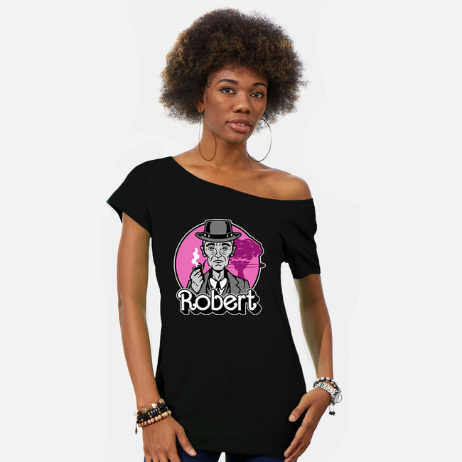 Robert-Womens-Off Shoulder-Tee-demonigote