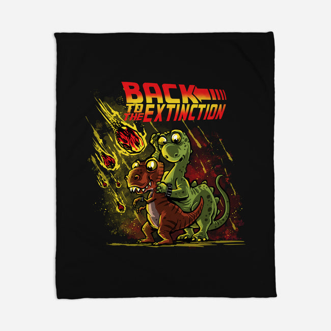 Back To The Extinction-None-Fleece-Blanket-zascanauta