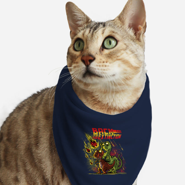 Back To The Extinction-Cat-Bandana-Pet Collar-zascanauta