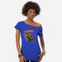Back To The Extinction-Womens-Off Shoulder-Tee-zascanauta