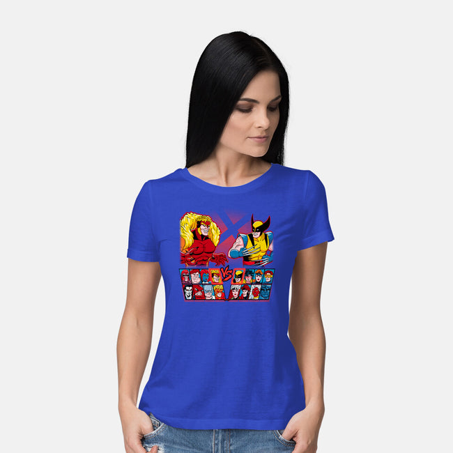 Mutant Fighter-Womens-Basic-Tee-Andriu