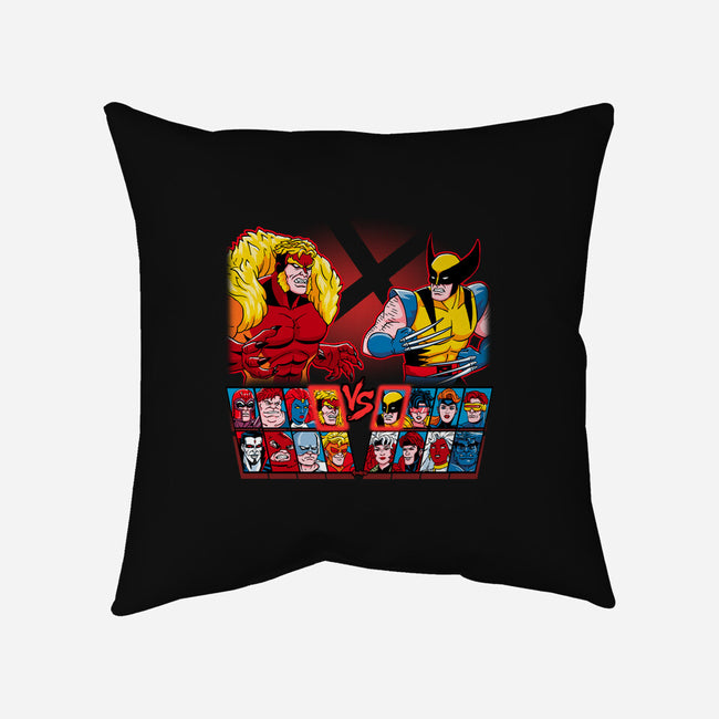 Mutant Fighter-None-Non-Removable Cover w Insert-Throw Pillow-Andriu