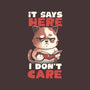 It Says Here I Don't Care-Cat-Adjustable-Pet Collar-eduely