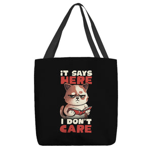 It Says Here I Don't Care