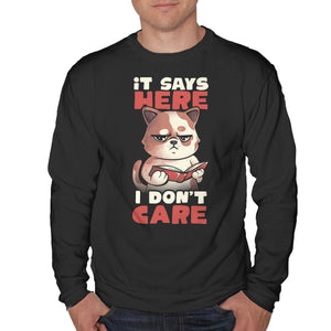 It Says Here I Don't Care