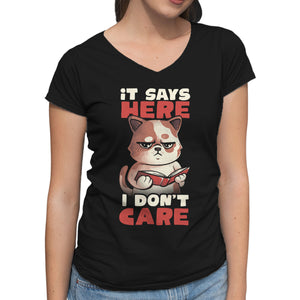 It Says Here I Don't Care