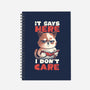 It Says Here I Don't Care-None-Dot Grid-Notebook-eduely