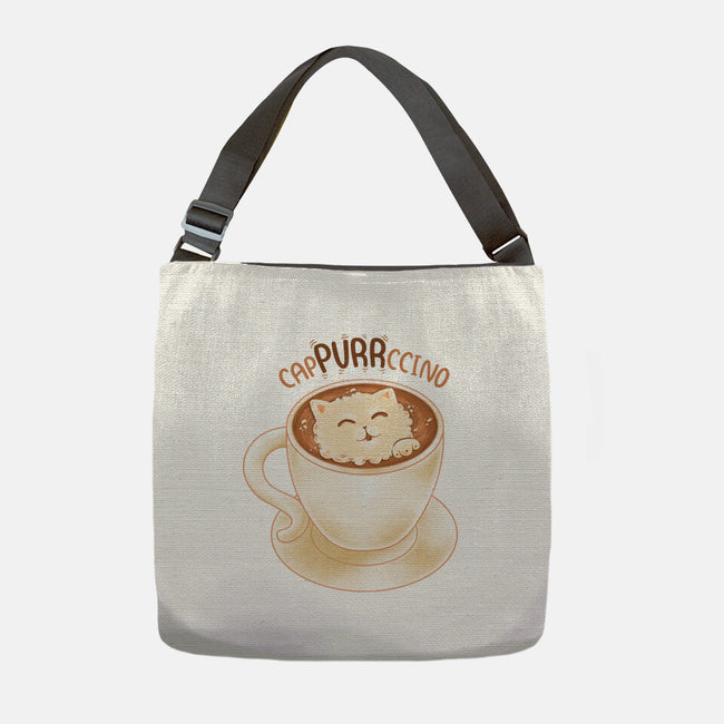 CaPURRRccino-None-Adjustable Tote-Bag-Umberto Vicente