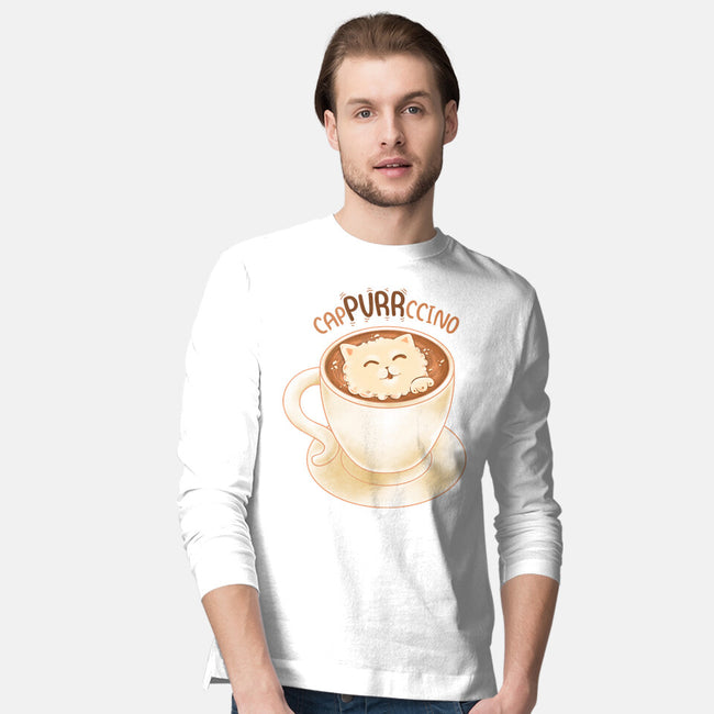 CaPURRRccino-Mens-Long Sleeved-Tee-Umberto Vicente