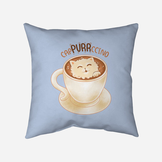 CaPURRRccino-None-Removable Cover w Insert-Throw Pillow-Umberto Vicente