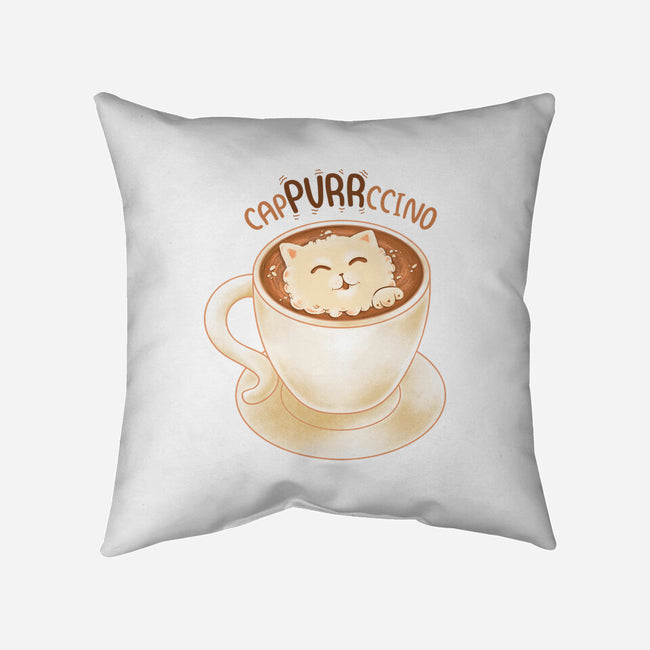 CaPURRRccino-None-Removable Cover w Insert-Throw Pillow-Umberto Vicente