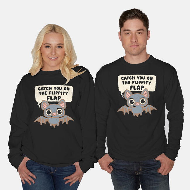 The Flippity Flap-Unisex-Crew Neck-Sweatshirt-Weird & Punderful