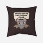 The Flippity Flap-None-Removable Cover-Throw Pillow-Weird & Punderful