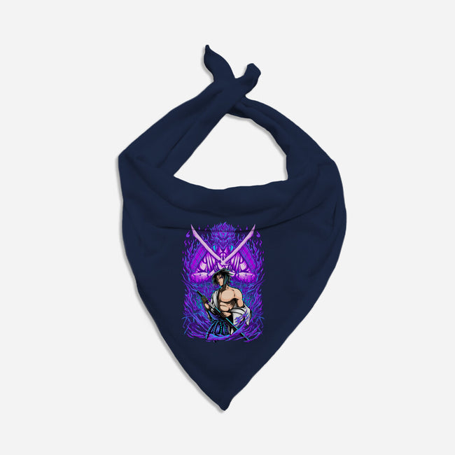 Purple Susanoo-Dog-Bandana-Pet Collar-alanside