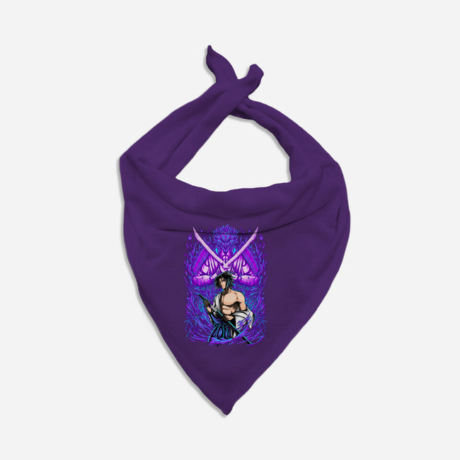 Purple Susanoo-Dog-Bandana-Pet Collar-alanside