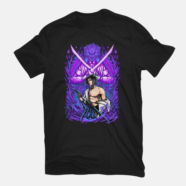 Purple Susanoo-Mens-Heavyweight-Tee-alanside