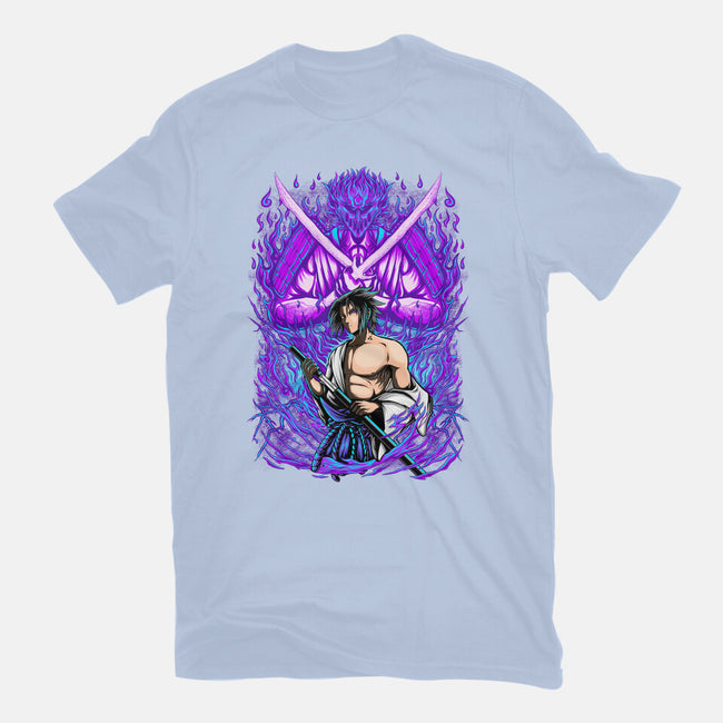 Purple Susanoo-Mens-Heavyweight-Tee-alanside