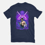 Purple Susanoo-Mens-Heavyweight-Tee-alanside