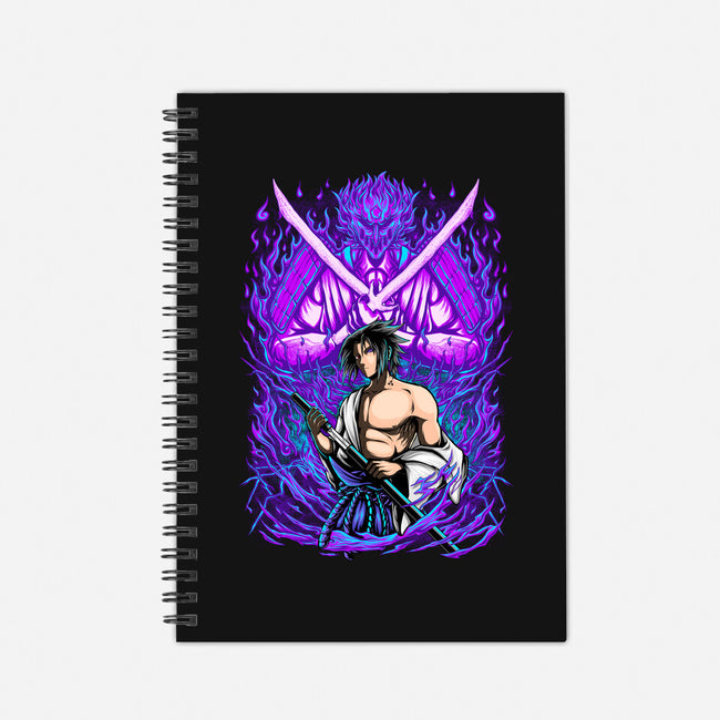 Purple Susanoo-None-Dot Grid-Notebook-alanside