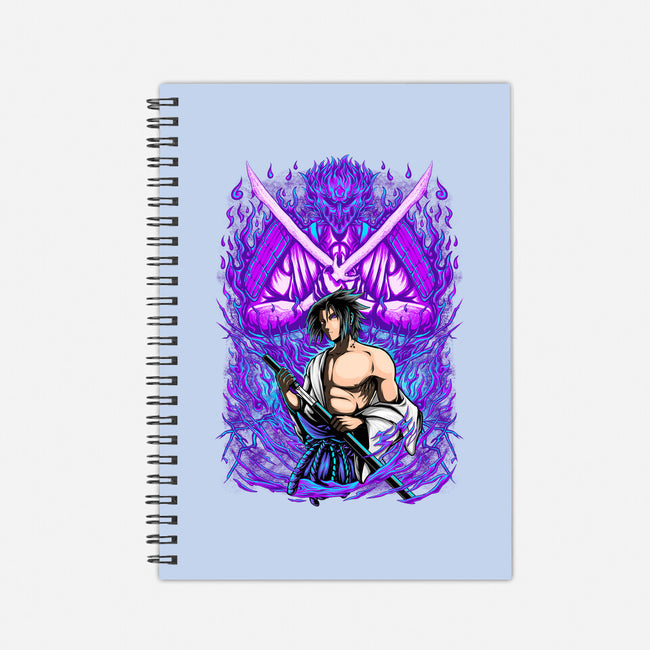 Purple Susanoo-None-Dot Grid-Notebook-alanside