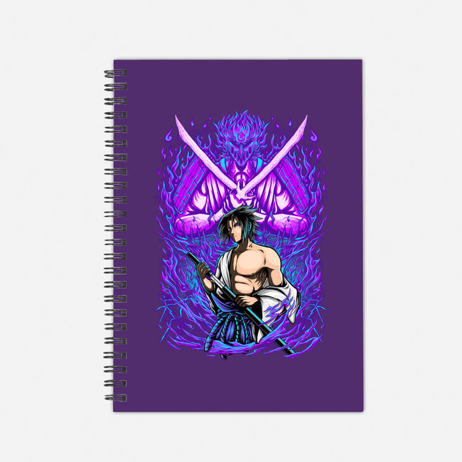 Purple Susanoo-None-Dot Grid-Notebook-alanside