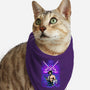 Purple Susanoo-Cat-Bandana-Pet Collar-alanside