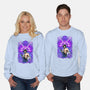 Purple Susanoo-Unisex-Crew Neck-Sweatshirt-alanside