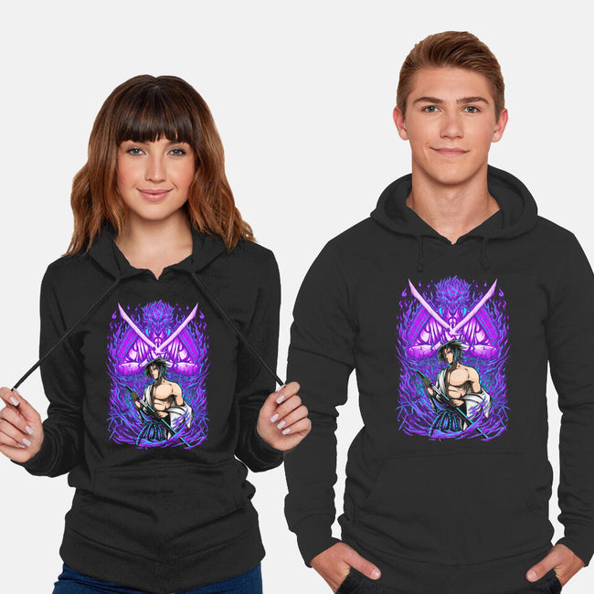 Purple Susanoo-Unisex-Pullover-Sweatshirt-alanside