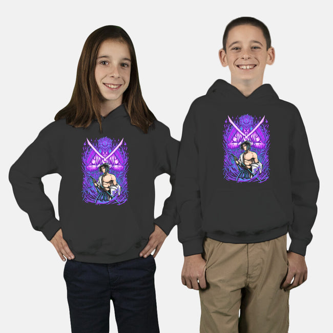 Purple Susanoo-Youth-Pullover-Sweatshirt-alanside