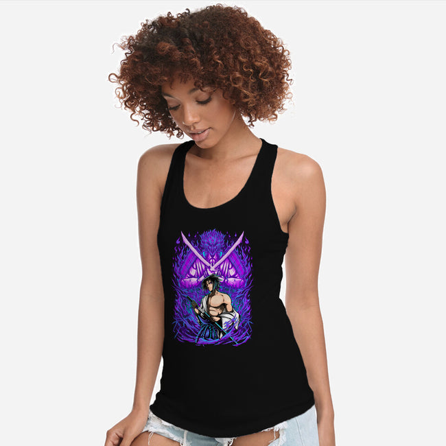 Purple Susanoo-Womens-Racerback-Tank-alanside