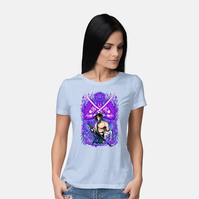 Purple Susanoo-Womens-Basic-Tee-alanside