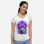 Purple Susanoo-Womens-V-Neck-Tee-alanside