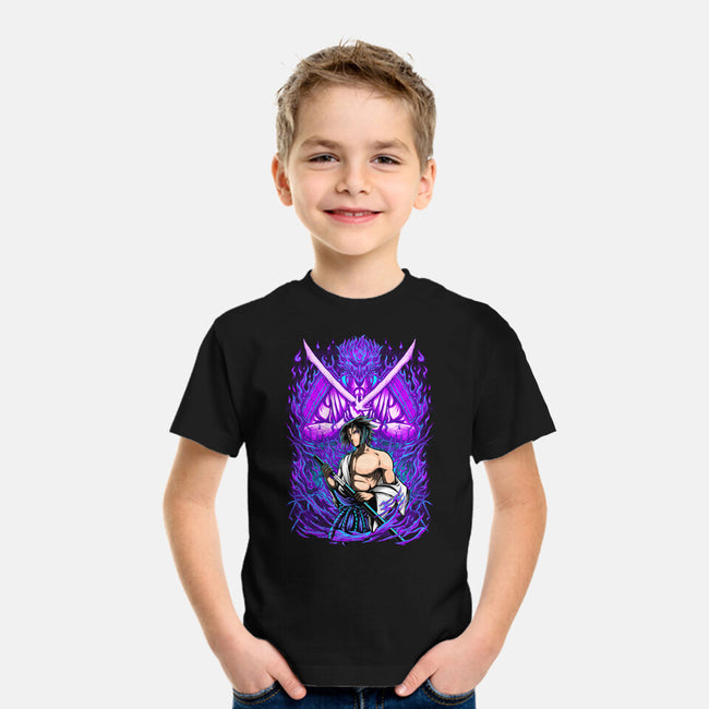 Purple Susanoo-Youth-Basic-Tee-alanside