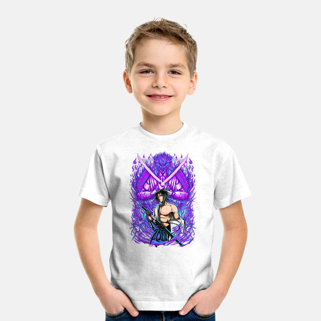 Purple Susanoo-Youth-Basic-Tee-alanside