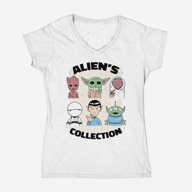 Alien's Collection-Womens-V-Neck-Tee-Umberto Vicente