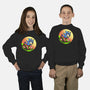 Dog Run Fast-Youth-Crew Neck-Sweatshirt-nickzzarto