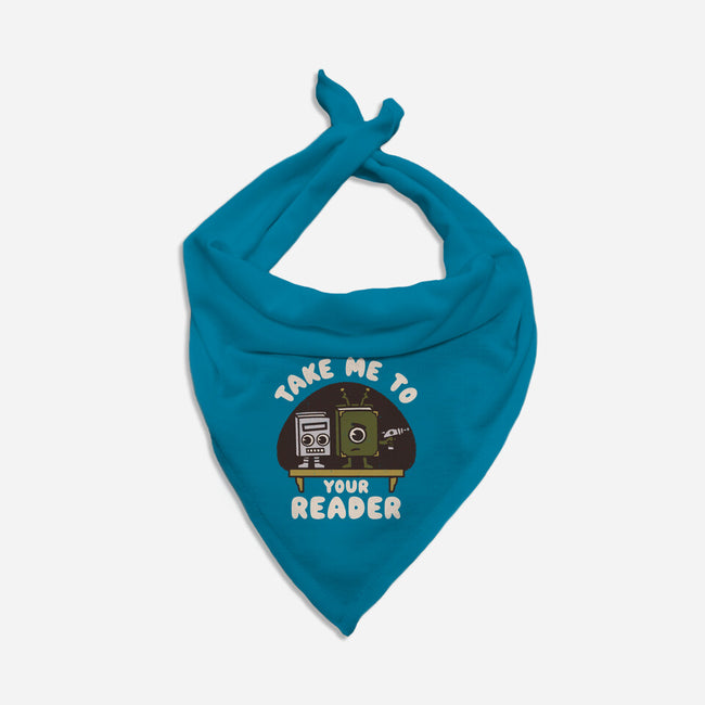 Take Me To Your Reader-Cat-Bandana-Pet Collar-Weird & Punderful