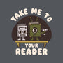 Take Me To Your Reader-None-Removable Cover w Insert-Throw Pillow-Weird & Punderful