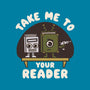 Take Me To Your Reader-Womens-Basic-Tee-Weird & Punderful