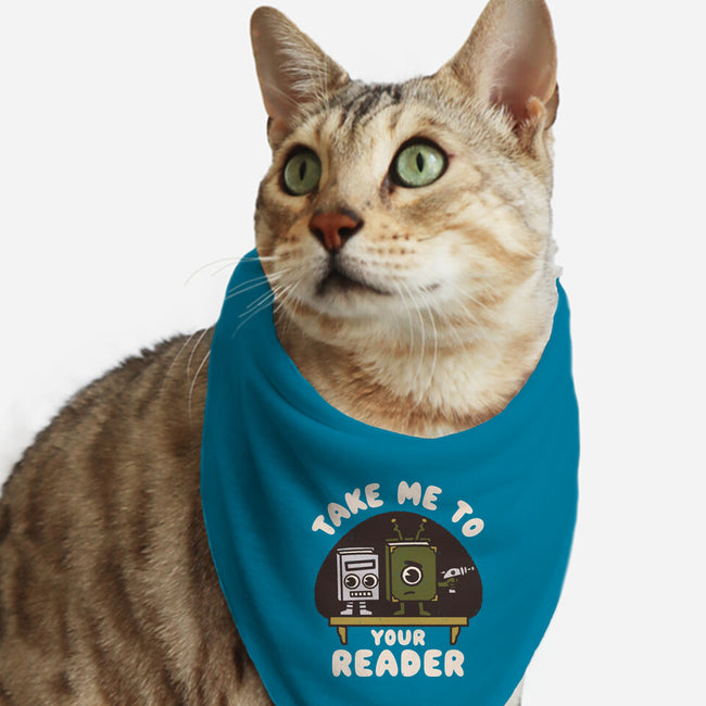 Take Me To Your Reader-Cat-Bandana-Pet Collar-Weird & Punderful