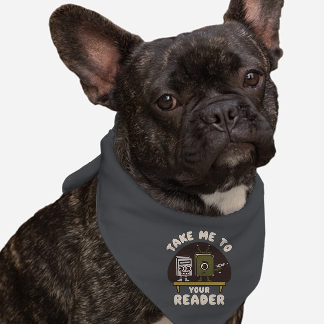 Take Me To Your Reader-Dog-Bandana-Pet Collar-Weird & Punderful