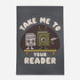 Take Me To Your Reader-None-Outdoor-Rug-Weird & Punderful