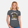 Take Me To Your Reader-Womens-Fitted-Tee-Weird & Punderful